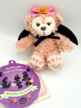 NEW Authentic Tokyo Disney Sea Japan Shellie May Halloween bat Keychain plush
